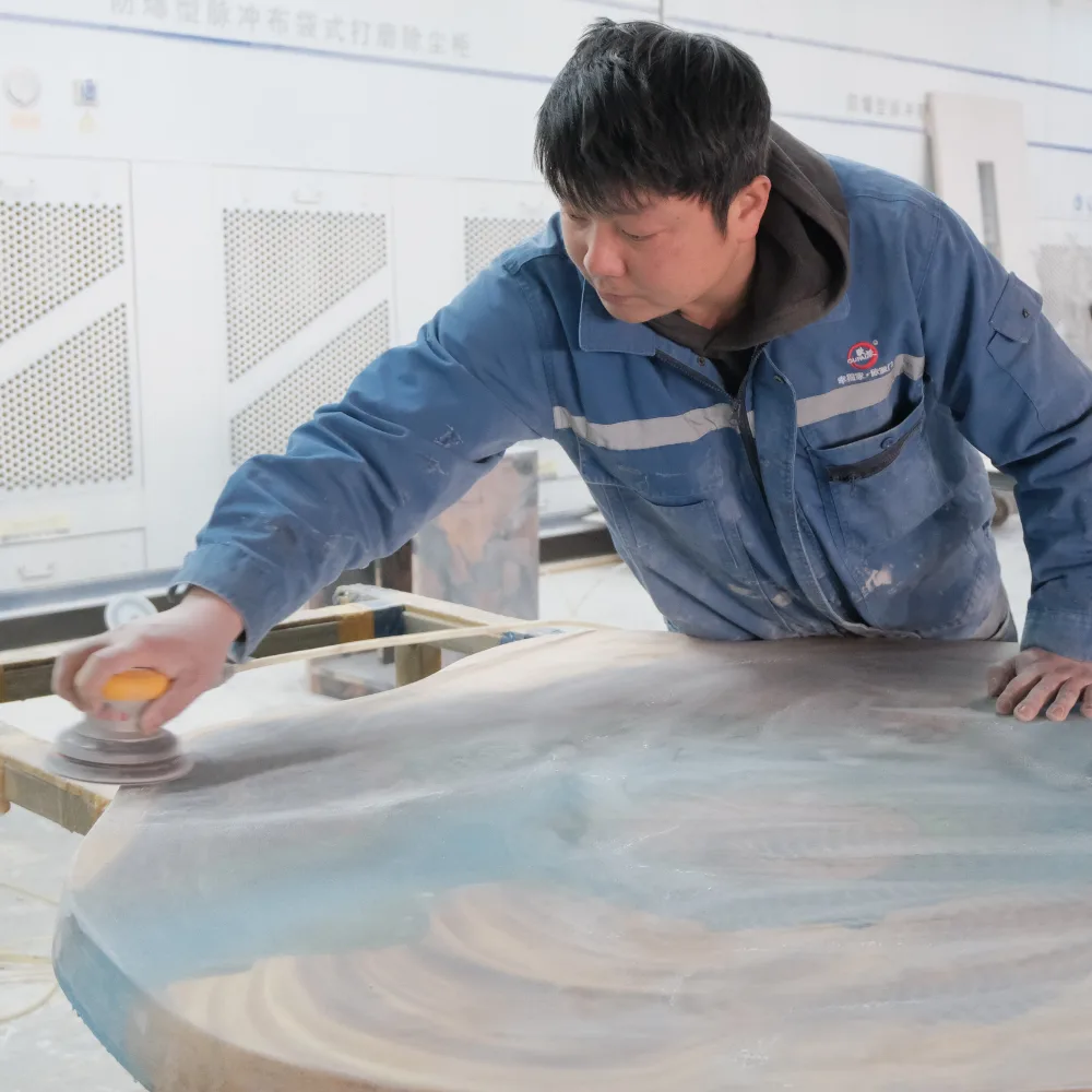 Workshop reference for table sanding and surface preparation